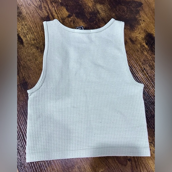 EUC Forever 21 Set Bundle of Four 4 Waffle Knit Racer Back Tank Tops Size Small - Picture 11 of 14